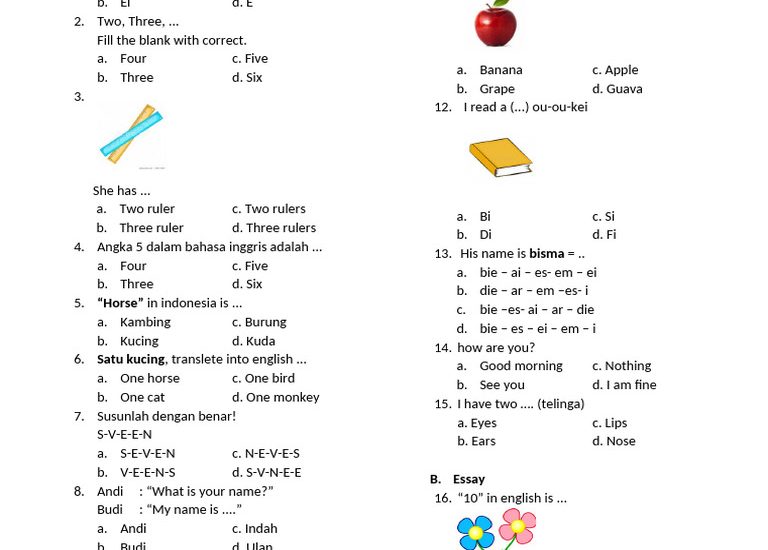 5 Alasan Latihan Soal Bahasa Indonesia Kelas 4 Semester 1 Wajib Dikerjakan