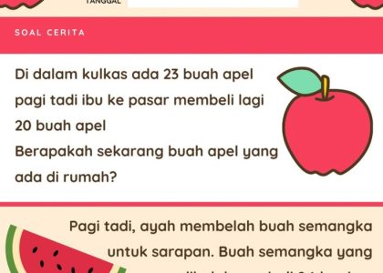 5 Soal Cerita Penjumlahan dan Pengurangan Kelas 4 SD yang Wajib Dikuasai
