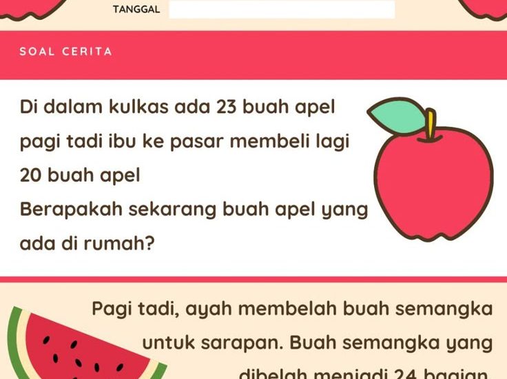 5 Soal Cerita Penjumlahan dan Pengurangan Kelas 4 SD yang Wajib Dikuasai