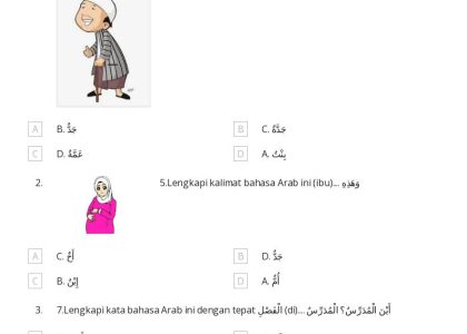 Terbukti 5 Soal Bahasa Arab Kelas 4 yang Paling Sering Muncul