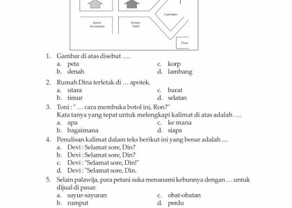 Ternyata 40 Contoh Soal Bahasa Indonesia Kelas 4 Semester 2 yang Wajib Diketahui