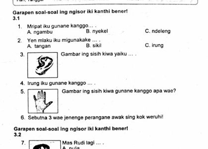soal bahasa jawa kelas 1